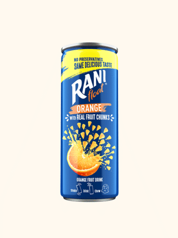 Float Orange with Fruit Chunks 240ml