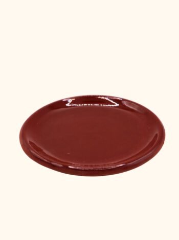 Set 3 pcs Handmade Medium Ceramic Plates – Glossy