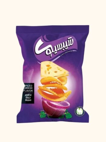 Spiced Cheese & Onion Potato Chips 100g