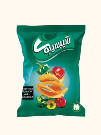 Sweet Pepper Flavored Potato Chips 100g