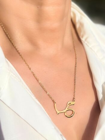 “Love” Necklace – 18K Gold-Plated