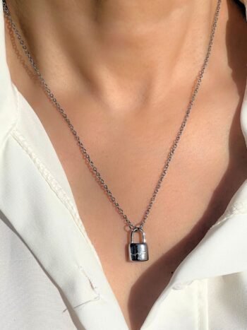 “Love” Lock Necklace